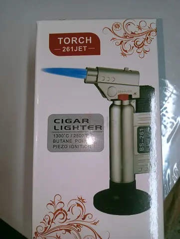 Butane Torch Cigar Lighter (Torch 261JET) - Working