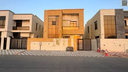 Luxury villa for sale in Al Yasmin - registration and ownership fees included. Located behind Al Hamidiya Park in Al Yasmin. Freehold ownership. Excel