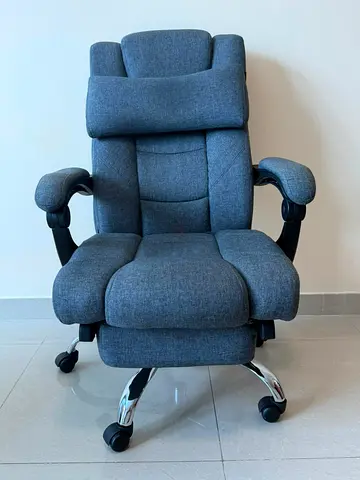 Home Centre Ryan Executive Office Chair – Grey Fabric