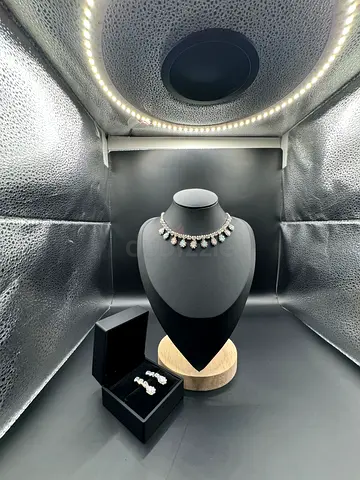 My elegant statement necklace with matching earrings - complete set