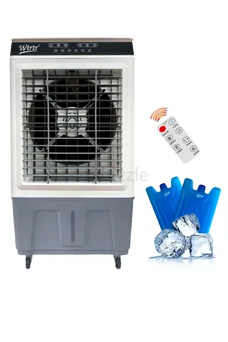 Commercial Home Air cooler,Outdoors Water-Cooled Moving Air Cooler, Home Air-Conditioning Fan, 3-In-
