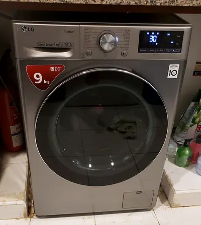 Lg 9kg latest model direct drive inverter washing machine