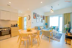 HIGH-FLOOR 1BR | PANORAMIC CANAL &amp; SKYLINE VIEWS | WALK TO DUBAI MALL