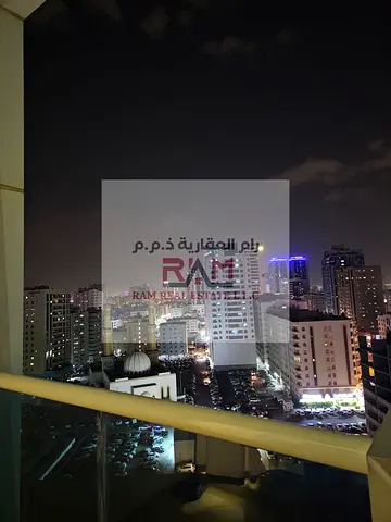 شقه للبيع في عجمان ون تاور7غرفتين وصاله ومطبخ مغلق