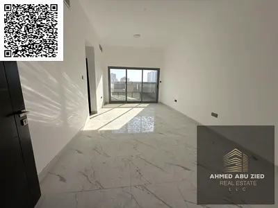 مع شهر مجاني, اكبر وارقي شقه غرفه وصاله للايجار السنوي بعجمان الجرف 3,خزائن حائط,,بلكون,2حمام,اول ساكن,بنايه جديده ,تكييف مركزي ,تشطيبات ممتازه