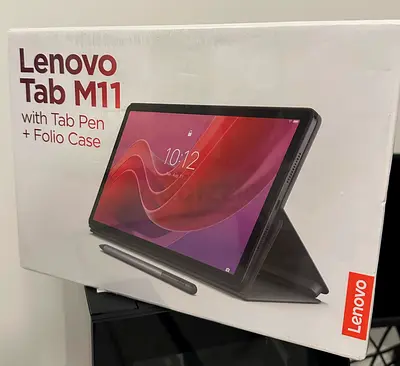 lenovo tab m11 with tab pen and folio case