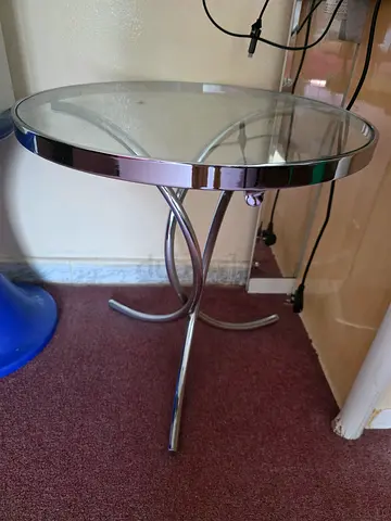 Stylish Glass Top Side Table coffee table