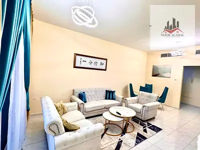 الشارقه التعاون غرفه وصاله ومطبخ وحمامين فرش تاني ساكن لاصحاب الفاخمه  فيو علي البحيره