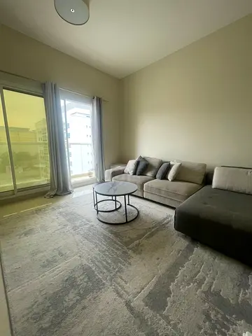 Light Grey Abstract Modern sofa Gently Used