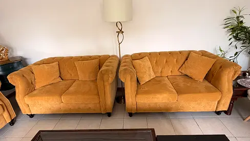 Danube Fabric 2 + 2 seater Sofa