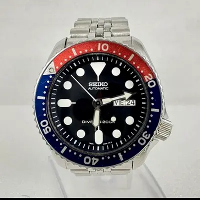 Seiko automatic Pepsi divers watch 7S26-0020 made in japan
