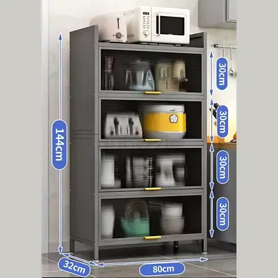 KITCHEN CABINET WITH DUST PROOF DOOR