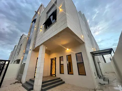 🏠 Villa for rent in Al Helio 2, Ajman (first occupancy), offering luxurious specifications and spacious areas suitable for large families or company