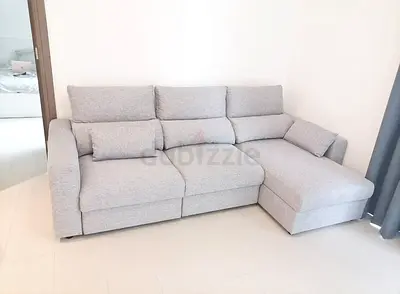 IKEA Esklstuna L Shape Sofa Bed Gray Good condition