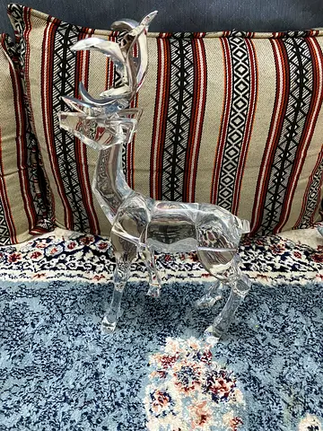 Elegant Glass deer Figurine