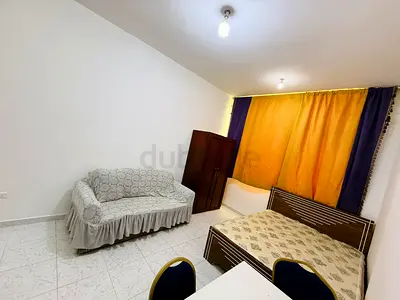Fully furnished family/couple hallroom with separate bathroom available in shabiya10 mainly indins.