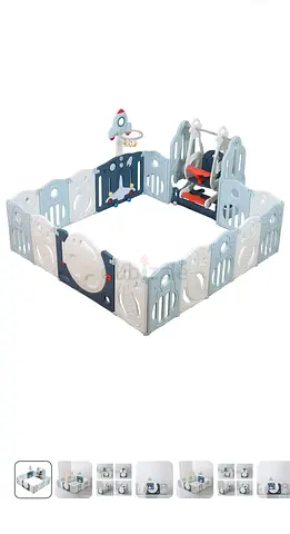 Bumble and Bird playpen and swing - brand new