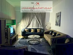 for rent monthly, A fully furnished one-bedroom apartment in Al Taawun 1