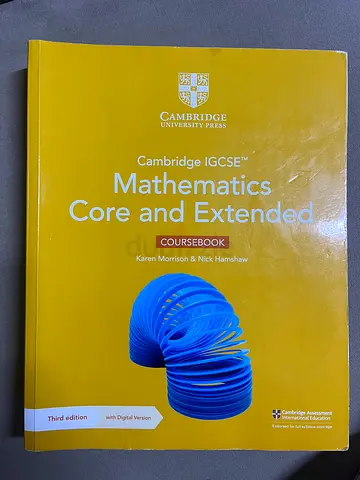 Cambridge IGCSE Mathematics Core  Extended Coursebook (3rd ed.)