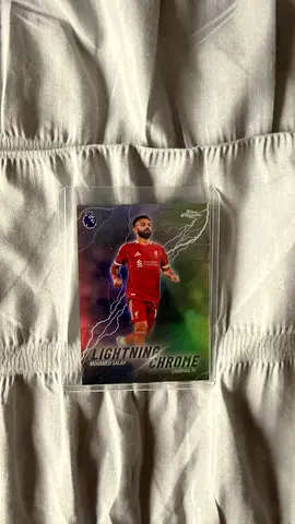 Topps Mohamed Salah Card – Lightning Chrome – Liverpool Star