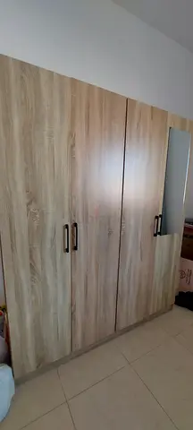 Oasis Cambridge 4-Door Wardrobe with Mirror and Drawer