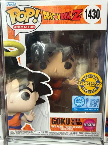 GOKU WITH WINGS FLOCKED FUNKO