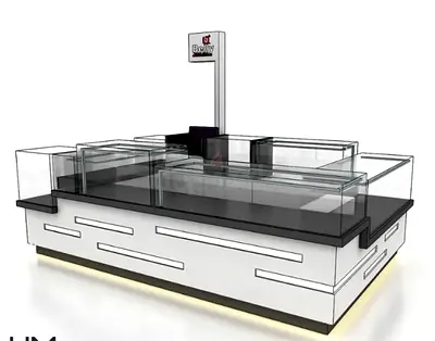 Modern Jewellery Kiosk Dubai | Mall Jewellery Kiosk Dubai