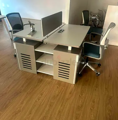 Modern Office Workstation Two Seatr