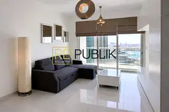 Marina &amp; Sea View 1BR | Furnished | Ready to Move In