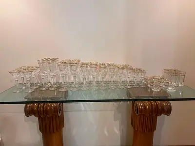 Antique Saint Louis Crystal full set