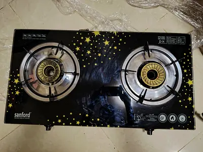 Sanford 2-Burner Glass Top Gas Stove (Used)