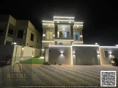 فيلا مودرن فاخرة للبيع في الحليو 2 عجمان 5 غرف نوم مساحات واسعة تشطيب راقي موقع مميز قريب من الخدمات السعر شامل الرسوم وقابل للتفاوض