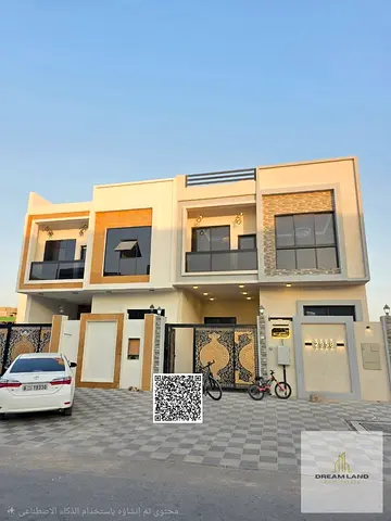 فيلا  على الشارع الرئيسي جاهزة للسكن في أرقي مناطق عجمان تملك حر لجميع الجنسيات