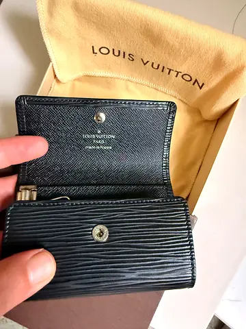 My Louis Vuitton Epi small key/coin wallet (black)
