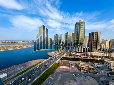 شقة فخمة باطلالة بحرية مكونة من غرفتين وصالة للاجار في القصباء