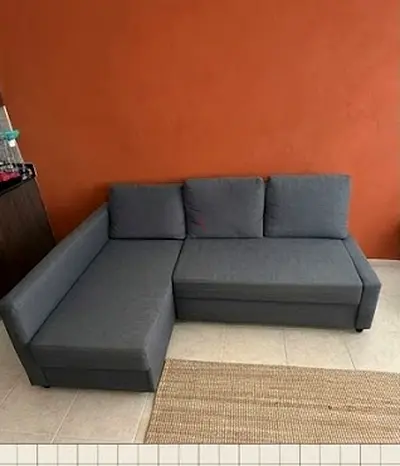 Almost same as like new condition sofa bed with storage