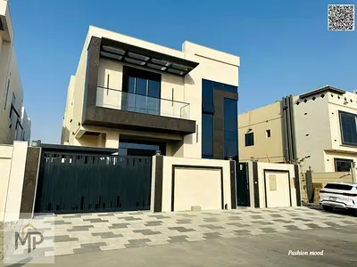 Villa for sale | ajman| al bahia area | 5 master rooms, majlis, 2 halls, maid room| freehold | negotiable price.