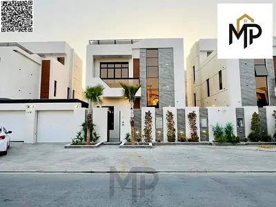 A villa with all-inclusive price (electricity, water, and air conditioning) on ​​the main street, ready to move in, in one of Ajman's most prestigious