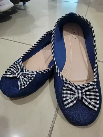 Blue shoes