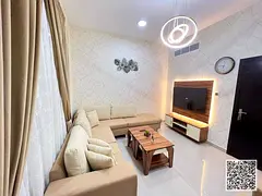 Two luxurious bedrooms and a living room, fully furnished with high-end and well-maintained furnitur