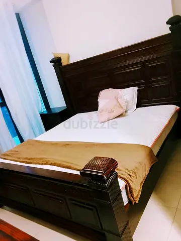 Master bedroom with attached wash room fully furnished Free wi-fi gym for monthly rent single..cople