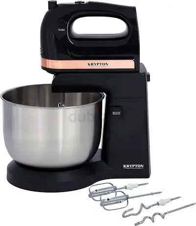 Krypton 5 Speed Control Stand Mixer,With 3L Rotating Bowl