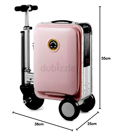 Airwheel SE3S Electric Scooter Suitcase - | 20L Innovative Travel Luggage, Motorized Electric