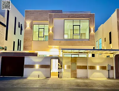 فيلا فاخرة في **الزاهية – عجمان** جاهزة للسكن الفوري بتشطيبات راقية ومساحات واسعة. ✅ **تمليك حر لجميع الجنسيات** | للتواصل وحجز موعد: **محمد مرزوق – ش