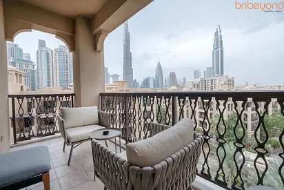 Luxury 2BR | Burj Khalifa View | Old Town Charm | Fully Furnished | All Bills Included