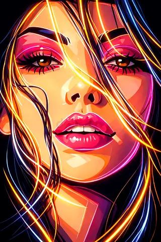 Mystic eyes of womat the Orient. Digital Art. Shes called HALA Luxury shine in your home. Mabrouk!