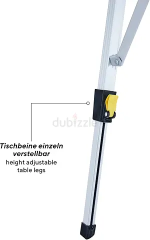 Adjustable Aluminium Table Leg (Height Adjustable)