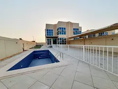 12 cheque payment like brand new 4 badroom villa in al hoshi with pool and garden price 170k