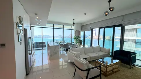 Luxury 3BR Monthly stay, Palm sea view, Emaar beachfront