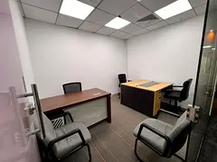 FURNISHED OFFICE | CHILLER &amp; DEWA FREE | 24000 YEARLY.